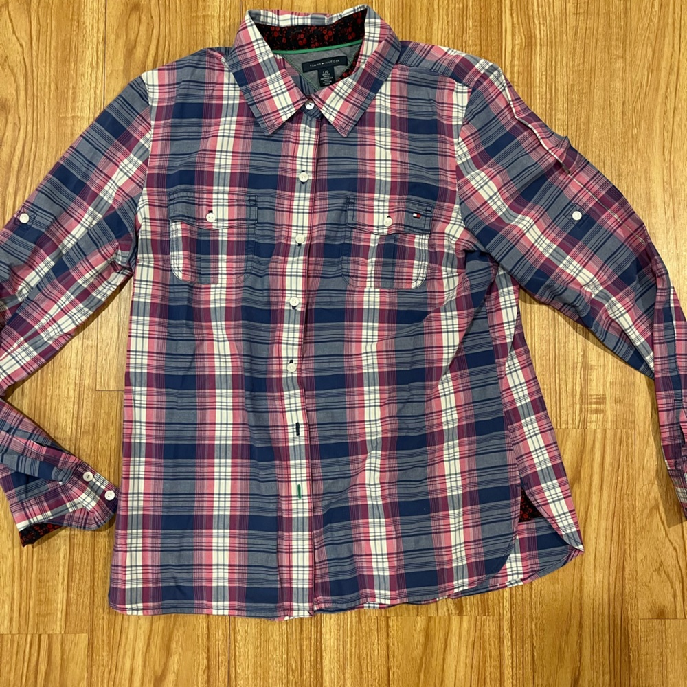 Women’s Plaid Button Down